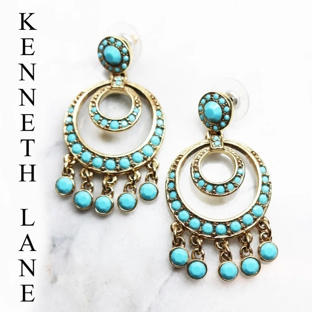 Vintage KENNETH JAY LANE Chandelier Earrings